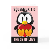 Computer Geek Valentine: Operating System for Love Greeting Card