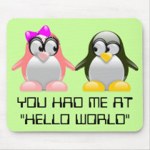 Computer Geek Valentine: Programming Language Love Mousepads