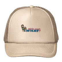 Computer Girl - Light Mesh Hats