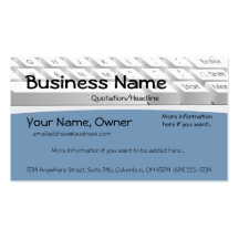 Computer Keyboard Design 2 Business Card