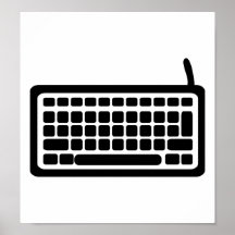 Computer keyboard posters