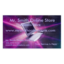 Computer Logo Business Card