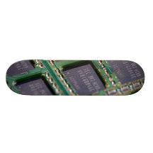 Computer Memory Chips Custom Skateboard