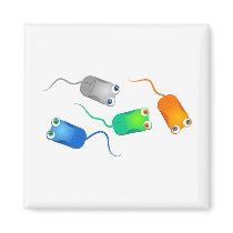Computer Mice Refrigerator Magnet
