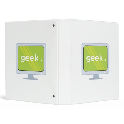 computer monitor geek text binders by geekme