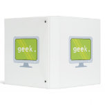 computer monitor geek text binders
