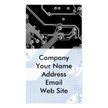 Computer Motherboard Detail Business Cards