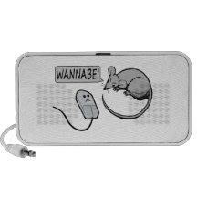 Computer Mouse Wannabe iPhone Speaker