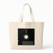 Computer Oldschool Floppy Disc 5.5 Geek Canvas Bag