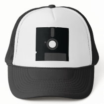Computer Oldschool Floppy Disc 5.5 Geek Trucker Hat