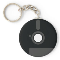 Computer Oldschool Floppy Disc 5.5 Geek Keychain