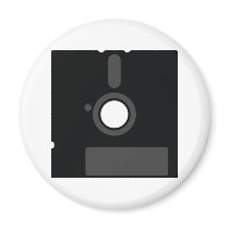 Computer Oldschool Floppy Disc 5.5 Geek Refrigerator Magnet