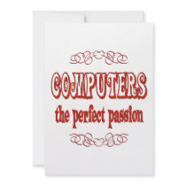 Computer Passion Personalized Invite