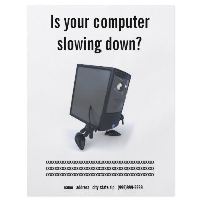 Computer Repair Flyer by CitySales