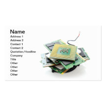 Computer service business card