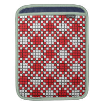 Computer Squiggle 7 Rickshaw iPad Sleeves Vertical