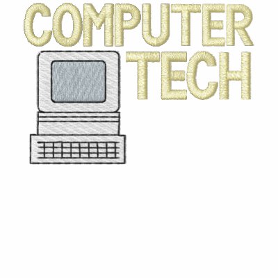 Computer Tech Embroidered Shirt by fathersdaytshirts