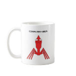 Computer virus. coffee mugs