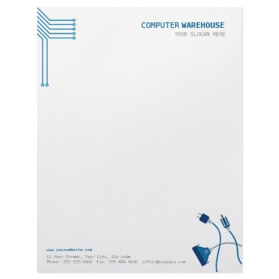Computer Warehouse letterhead by BluePlanet