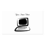 Computer, Your Name Here Business Cards
