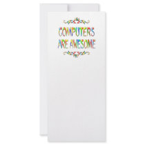 Computers are Awesome Personalized Rack Card