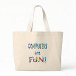 Computers are Fun Canvas Bags