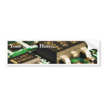 Computers Chips Circuits Bumper Sticker