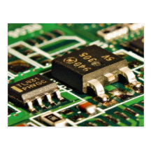 Computers Chips Circuits Post Cards