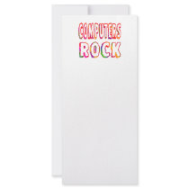 Computers Rock Custom Rack Cards