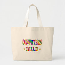 Computers Rule Tote Bag
