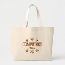 Computers Shine Canvas Bag
