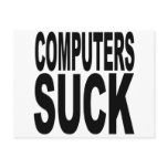 Computers Suck Postcard
