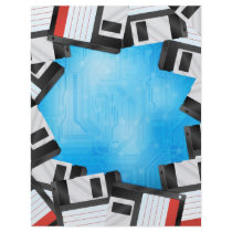 computers technology theme flyer