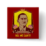 Comrade Obama Customizable Slogan Button