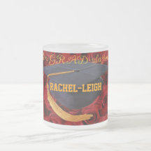 Con-GRAD-ulations! New Grad/Personalize Name+Year Coffee Mug