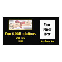 Con-GRAD-ulations Photo Card