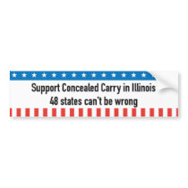 Concealed Carry Bumper Sticker