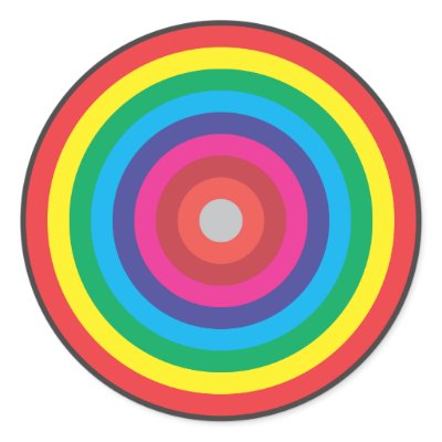 concentric circles coloured target by ab_photodesigner