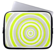 Concentric Circles Computer Sleeves