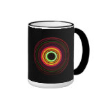 Concentric rings of light - coffee mugs