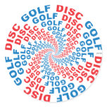 Concentric Text #1 Stickers