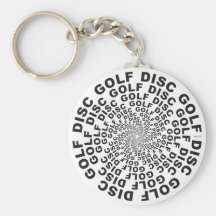 Concentric Text #2 Keychain