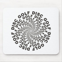 Concentric Text #2 Mouse Pad