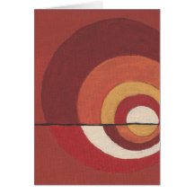 ConcentricCircles Abstract Card