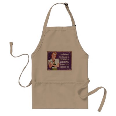 Concept of Cooking and Cleaning... Aprons by hotstuffhh