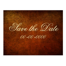 Concepteur chic de cuir véritable carte postale