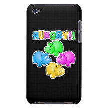 Conception affamée d'hippopotames coque iPod touch Case-Mate