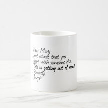 Conception athée drôle mugs à café