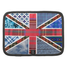 Conception britannique de motif de tissu de drapea agenda