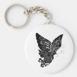 Conception chinoise de papillon de Papier-Cut - Ke Porte-clefs